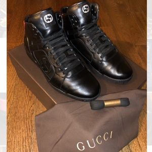 Authentic Gucci High Top Sneakers